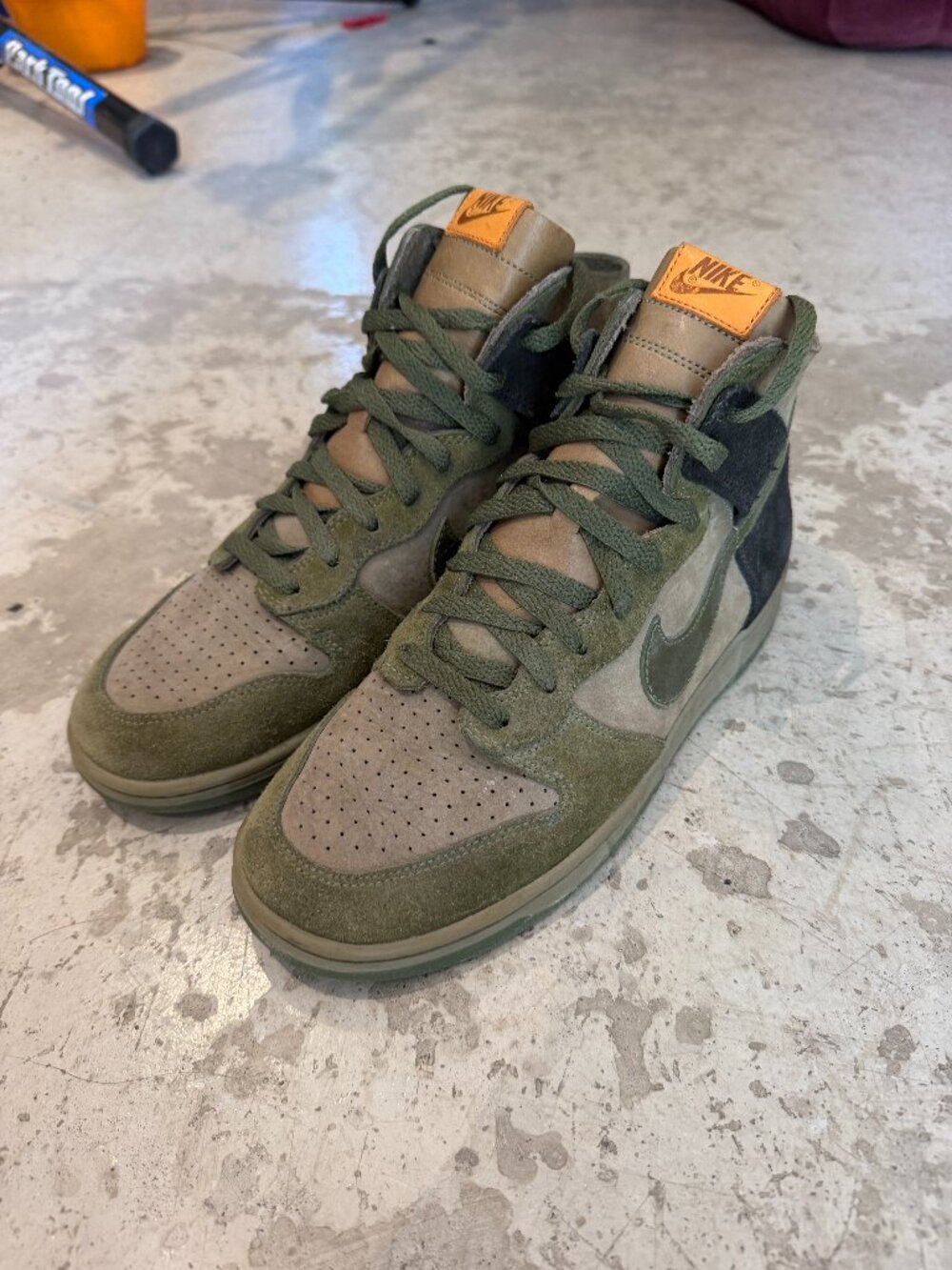 Nike Dunk High Nl Green (Size 9.5)